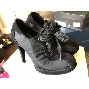 Pedro Garcia Black Suede Heels